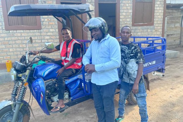 brand new tri-cycle to support with NEC activities